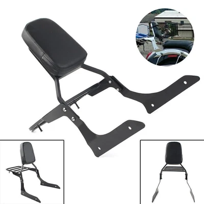 $149.53 • Buy Black Backrest Sissy Luggage Rack Passenge For Yamaha XVS1300A V Star 1300