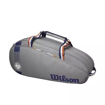 Wilson Roland Garros Team 6  Racket Bag - Grey • £49.99