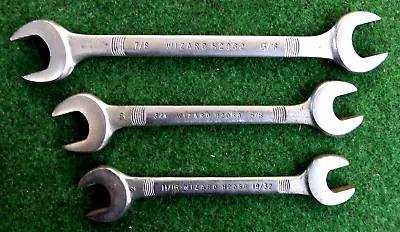 VTG Western Auto Wizard Open End Wrenches 19/32 X 11/16 5/8 X 3/4 13/16 X 7/8 • $29.95