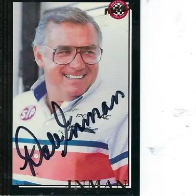 DALE INMAN SIGNED 1992 MAXX 5th ANNIVERSARY RACING #145 - NASCAR • $3