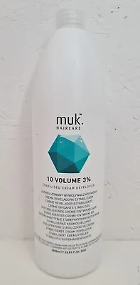 MUK Haircare 10 Volume 3% - 1000ml Professional Developer Gentle Lift Versatile • £19