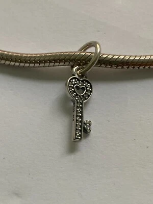$19.50 • Buy Genuine Pandora Sterling Silver Symbol Of Trust Pendant CZ Charm 791353CZ