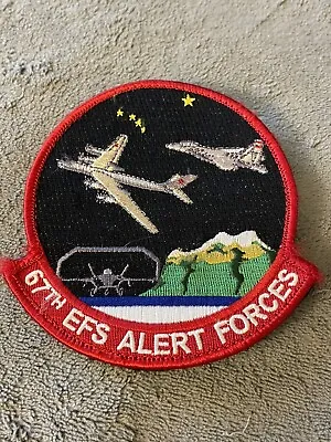 F-15 67th Expeditionary Fighter Squadron Alert Forces  Patch Russia Bear Bomber • $30