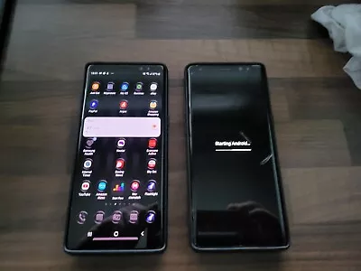 2x Phones Samsung Galaxy Note8 SM-N950 - 64GB - Black Unlocked READ FULL ADVERT • £51