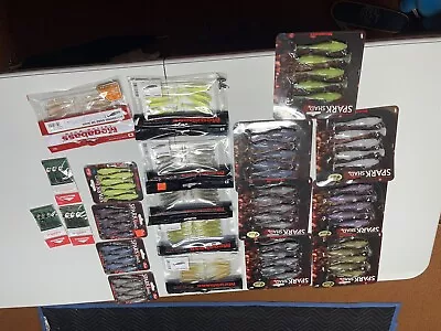 Megabass Spark Shad/ Hazedong/ Okashira Screw Head Lot  • $35