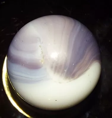 Master Glass Patch Sunburst Marble HTF Color Purple & White .68 • $6.99