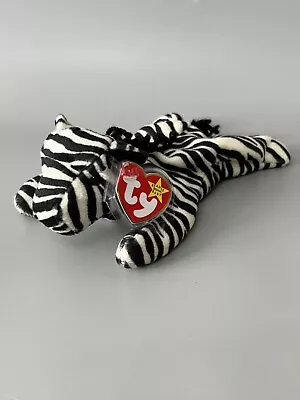 TY Beanie Baby Ziggy The Zebra Bean Bag Plush Soft Toy Retired Vintage 1995 • £7.95