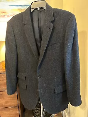 J Crew 40R Ludlow Tweed Wool Charcoal Black Gray Sport Coat Blazer • $35