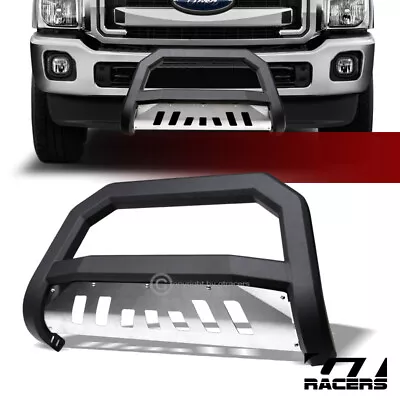 For 2011-2016 Ford F250/F350 Matte Blk AVT Edge Bull Bar Push Bumper Guard Skid • $137