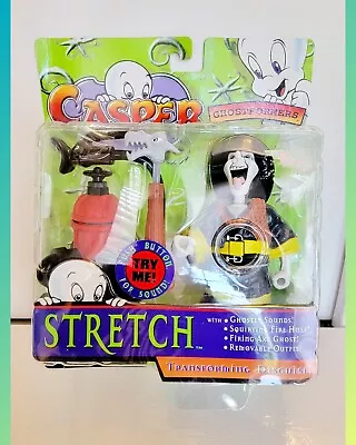 *Casper Ghostformers FIREMAN STRETCH Talking Transforming Disguise Figure 1997 • $15