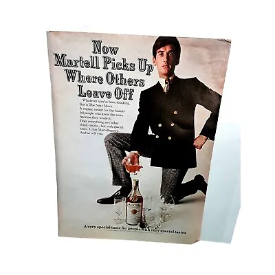 1967 Martell Cognac Vintage Print Ad 60s Original • $6.99