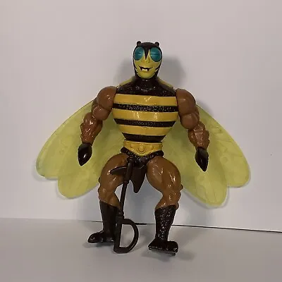 He Man MOTU Buzz Off Figure COMPLETE Axe Masters Of The Universe Vintage 80s Toy • $13.95