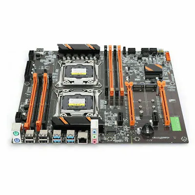 X99 Dual CPU LGA2011-3 Motherboard DIMM 8×DDR4 Desktop Computer Mainboard M.2 EM • $155.99