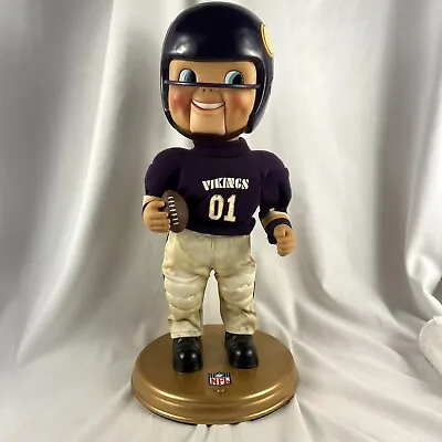Minnesota Vikings Figure Sings Are You Ready For Some Football HAS PATINA • $25