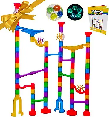 Marble Run Set Activities Translucent Race Maze Track Game Construction STEM Toy • $35.99