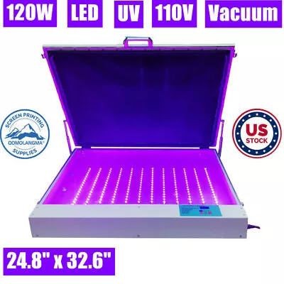 Tabletop Precise 24.8  X 32.6  120W Vacuum LED UV Exposure Unit Screen Printing • $728.65