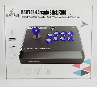 $94.99 • Buy Mayflash F300 Arcade Fight Stick Joystick For Switch, Xbox Series X, PS4,PS3