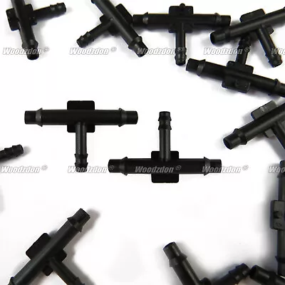 $11.07 • Buy 50pc Nylon 3 Ways Hose Tee Connector Reducer Adapter Vacuum Line For GM 14031114