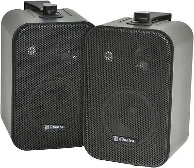 Adastra B30V-B 100V Line Powerful Speakers With Brackets 4  30W Black - Pair • £85.92