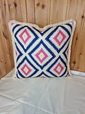 £15.90 • Buy Andrew Martin Glacier Paradise Cushion Cover 18  Inc Frindge, Plain Linen Back