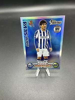 Match Attax Extra 491 2022/23 22/23 David Silva Heritage Card No #819 • £2.09