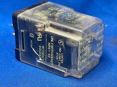 Square D Relay 8501kp12 120volt 2pdt 50/60hz Series D Octal 8pin Made In Mexico • $10