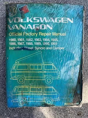 Volkswagen Vanagon Official Factory Repair Manual 1980-1991 Robert Bentley • $60