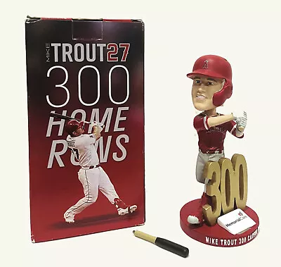 Mike Trout Los Angeles Angels 300 Home Runs 2020 Bobblehead New Never Opened! • $37.99