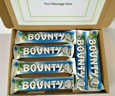 £9.99 • Buy Bounty Gift Box Present Birthday Chocolate Coconut Hamper Fun Bounty Bars