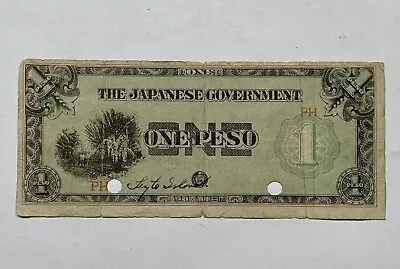 Battle Of Leyte 1942 1 Peso Wwii Japanese Occupation Circulated Banknote * Rare • $14.99