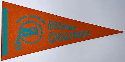 Vintage NFL Miami Dolphins 1970's Mini Pennant 5x12 Inches Nice!! (B26) • $14.99