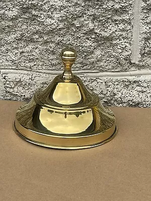 Delft Tobacco Jar Replacement  Brass Lid Top 5 1/4” Wide • $28