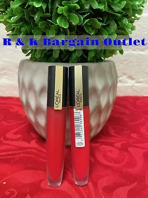 2 ~ L'Oréal Rouge Signature Lightweight Lip Color Lipstick 424 I Represent Read • $6.74
