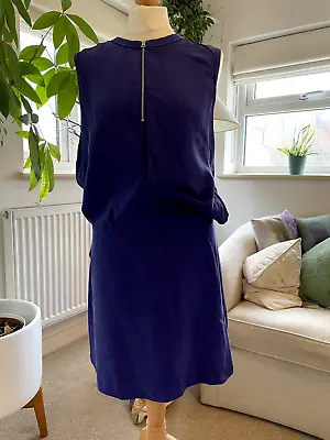 Acne Studios Dress Size UK 12 Colbolt Blue Sleeveless RRP £90 • £55
