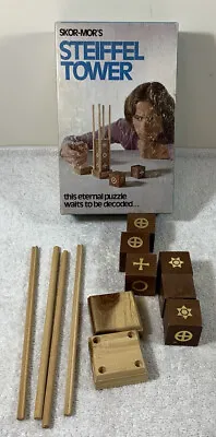 £4.77 • Buy SKOR-MOR's. Steiffel Tower. Wood Puzzle. This Eternal Puzzle Waits To Be Decoded