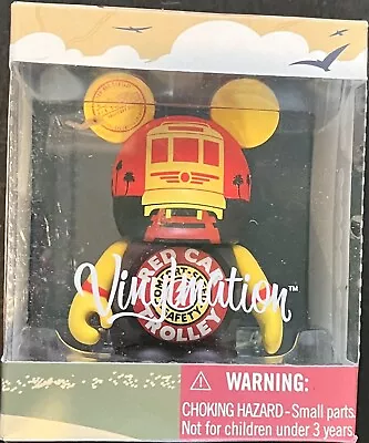 Disney California Adventure RED CAR TROLLEY Vinylmation  3  Figure New In Box! • $14.99