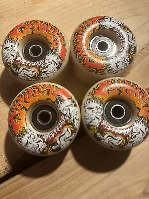 Spitfire Wheels 54mm 97 Duro With Swiss Bones 608 Bearings Pushed Once…. • $25