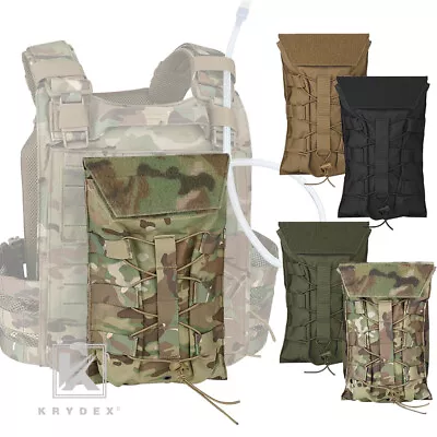 KRYDEX Tactical Hydration Carrier Modular MOLLE Backpack Outdoor Panel For Vest • $24.95