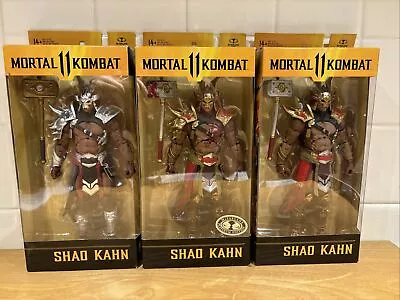 Mortal Kombat Shao Kahn Lot Of 3 McFarlane Toys Platinum Edition New • $69.99