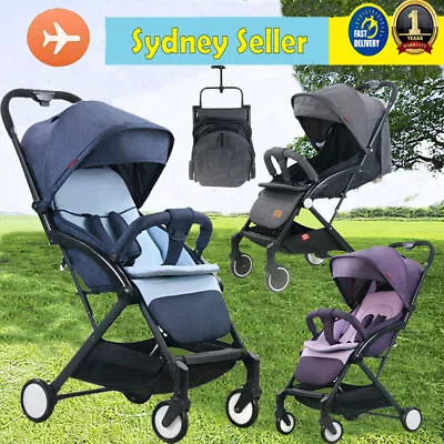 $128.66 • Buy Baby Pram Stroller Lightweight Buggy Foldable Pushchair Travel Carry Luxury