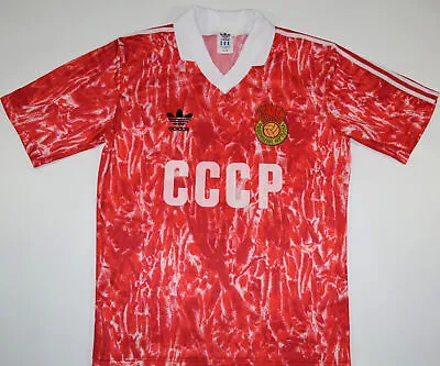 £349.99 • Buy 1989 Russia/ussr/cccp Adidas Home Football Shirt (size M)