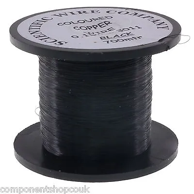 £1.10 • Buy 40 - 29AWG (0.08-0.28mm) Copper Solderable Enamelled Pencil Magnet Coil Wire UK
