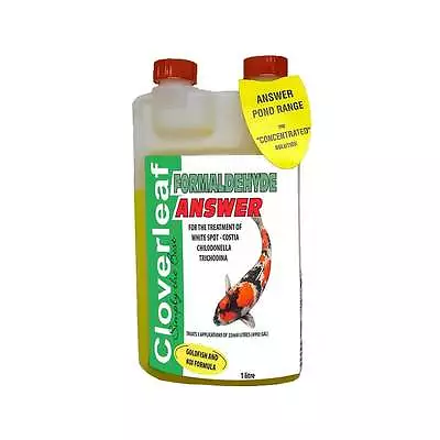 £15.49 • Buy Cloverleaf Formaldehyde Answer Pond Treatment