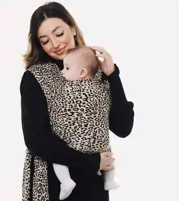 Amawrap Leopard Baby Sling Wrap. Baby Wearing Carrier. New Mum Gift Newborn • £49.99