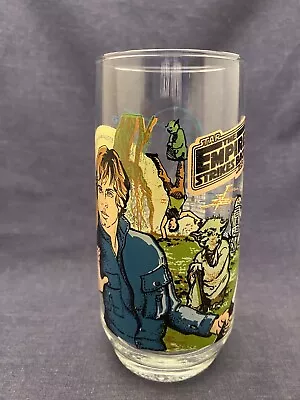 1980 Empire Strikes Back Luke Skywalker Yoda R2D2 Coca Cola Burger King Glass  • $14