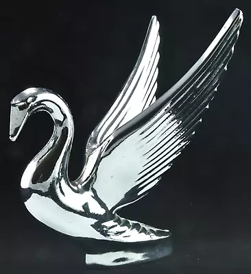 Swan Automobile Chrome Decorative Hood Ornament - Rat Rod Packard Etc. • $55