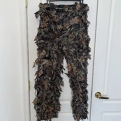 Cabelas Leafy Ghillie Pants Camo Mens Size M Hunting Seclusion 3D  $140 • $35