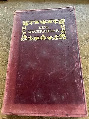 Les Miserables By Victor Hugo Volume 2 Leather 1887 Crowell • $20