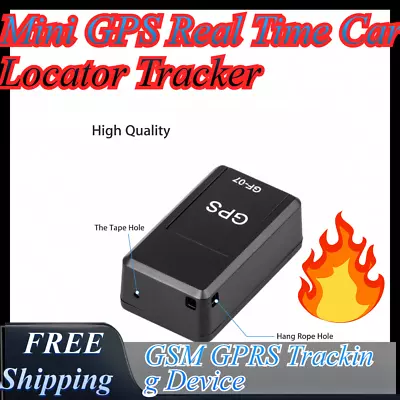 GF07 Mini Magnetic GPS Tracker Real-time Car Truck Vehicle Locator GSM GPRS US • $7.99