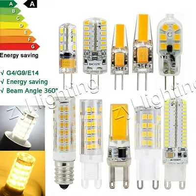LED Corn Light Chip Bulb G4 G9 E14 2W 3W 5W 6W 7W COB SMD 12V 220V Saving Lamp • $2.65